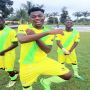 Photo shows Chinedu China, BJ's mecurial midfielder who scored a wonder goal from the center against Fatai Dragons in the Bet9ja Super cup semi final.